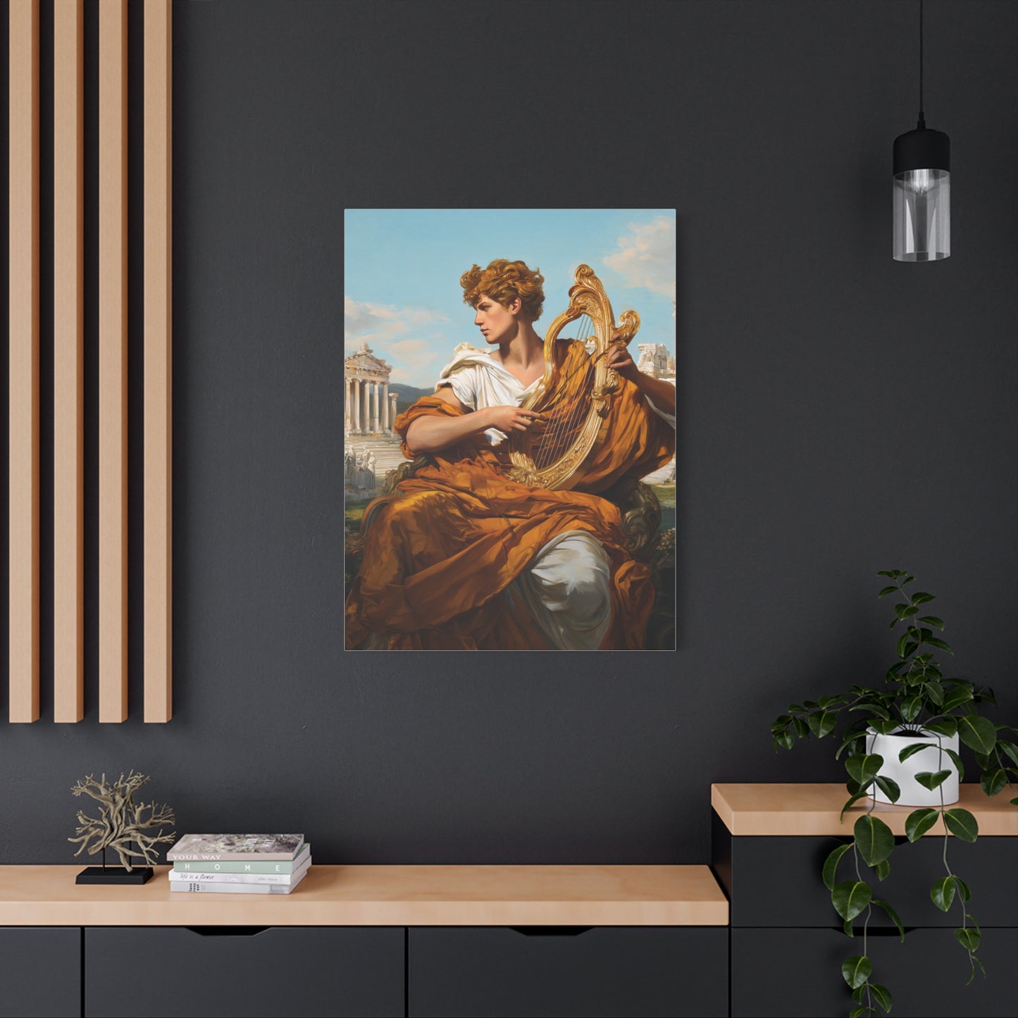 Apollo With Golden Lyre Classical Mythology Wall Art & Canvas Print