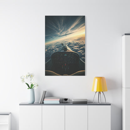 Pilot’s View Above the Cloud Sea Wall Art & Canvas Prints