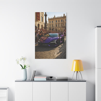 Viola Mithras Lamborghini Revuelto Supercar Scene Wall Art & Canvas Print