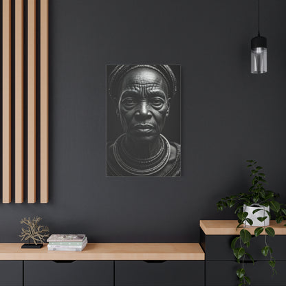 Enduring Grace Black & White Portrait Wall Art & Canvas Prints