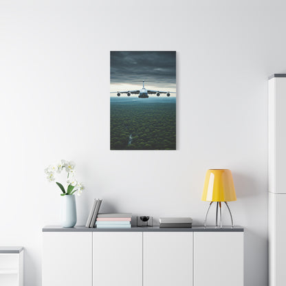 Aircraft Over Endless Forest Wall Art & Canvas Prints