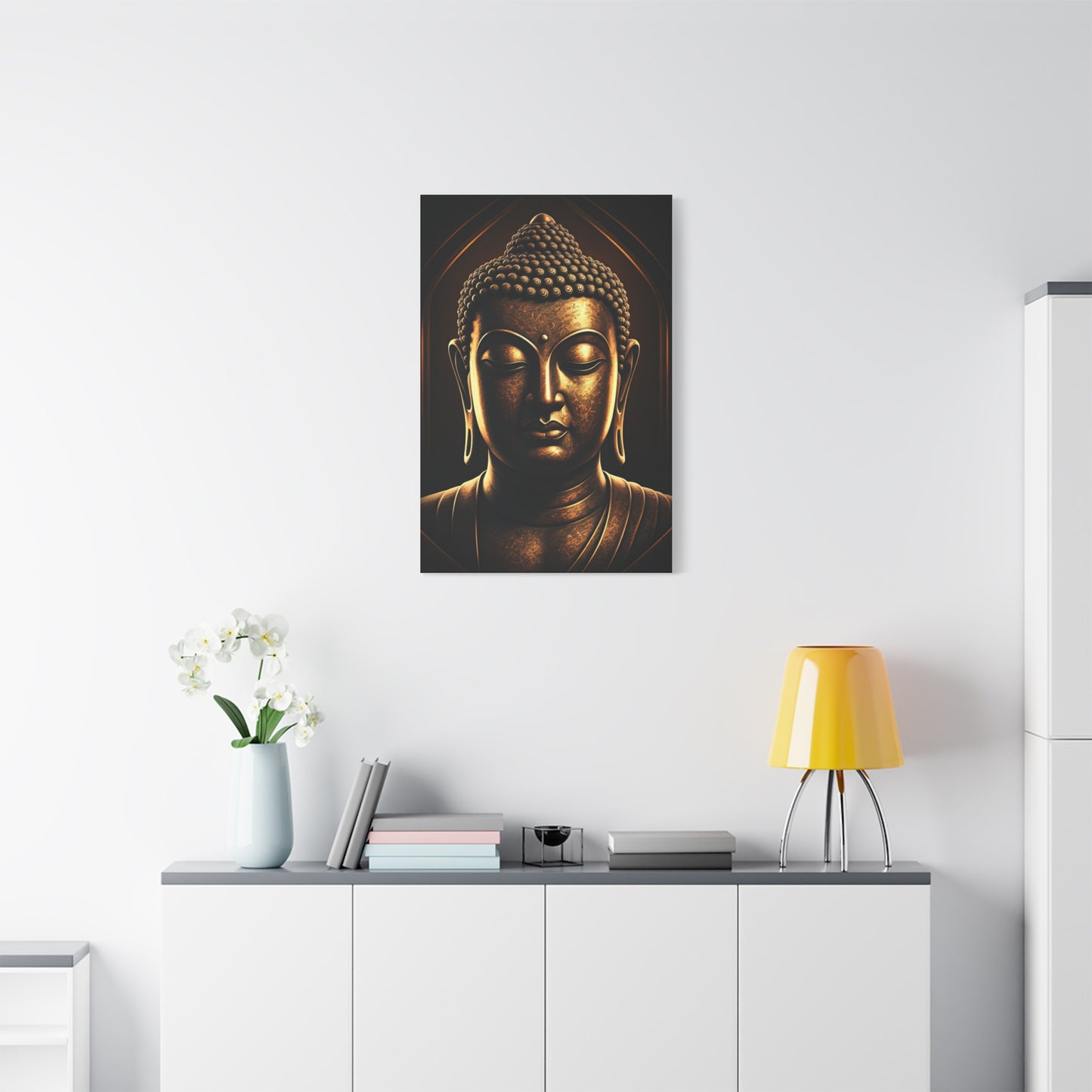 Classic Enlightened Buddha Close-Up Wall Art & Canvas Prints