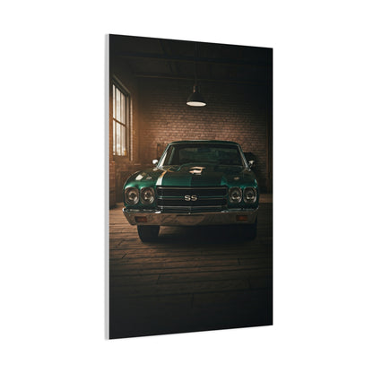 Chevrolet El Camino SS Classic Workshop Wall Art & Canvas Prints