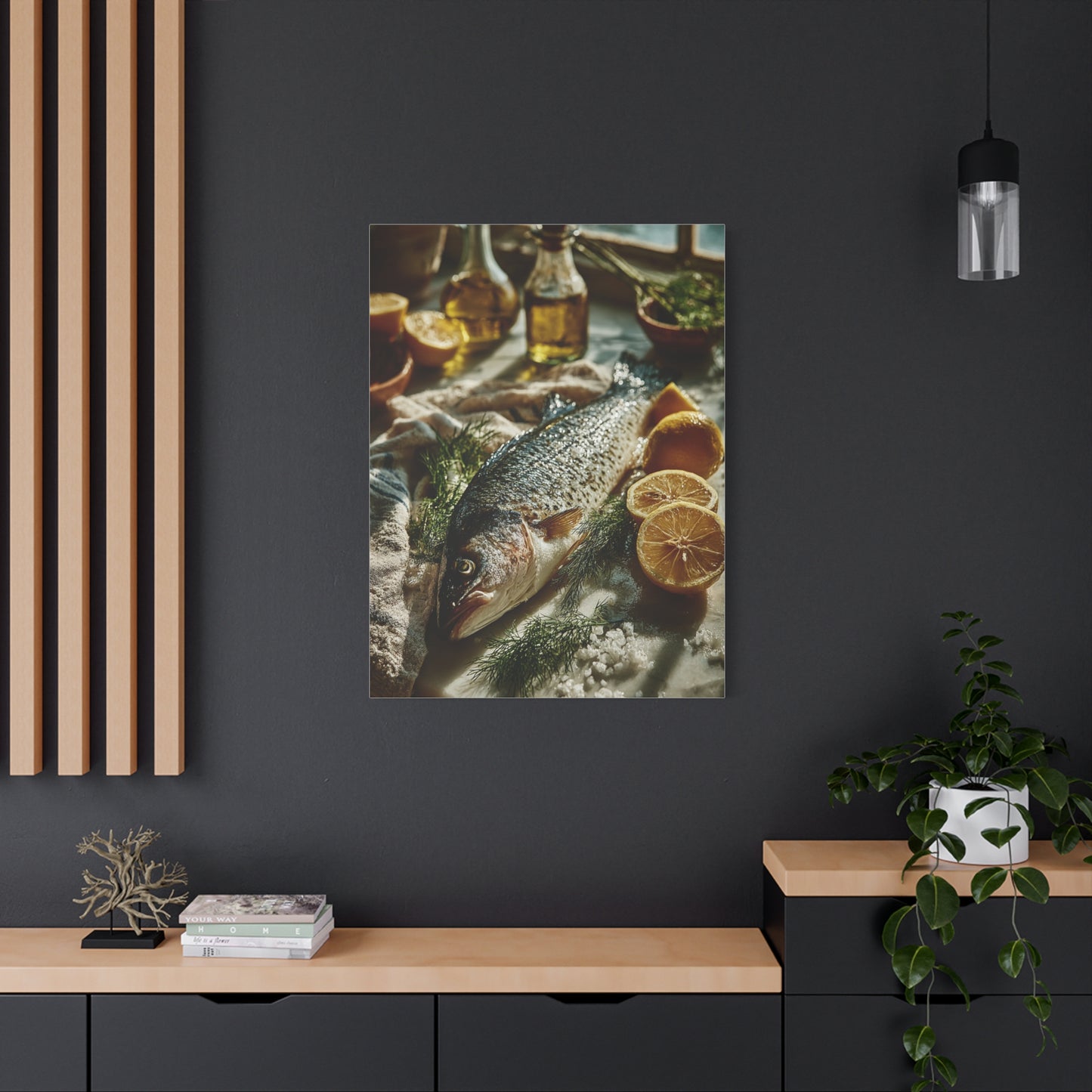 Fresh Whole Fish Mediterranean Prep Wall Art & Canvas Print