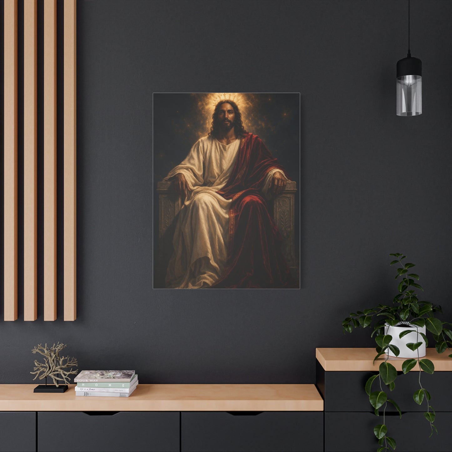 Christ the King Radiant Throne Wall Art & Canvas Print