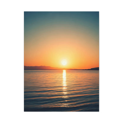 Radiant Ocean Sunrise Reflection Wall Art & Canvas Prints