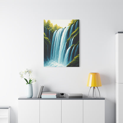 Lush Forest Waterfall Wall Art & Canvas Prints