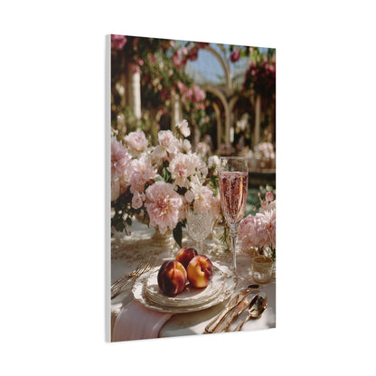 Romantic Spring Brunch Table Wall Art & Canvas Print