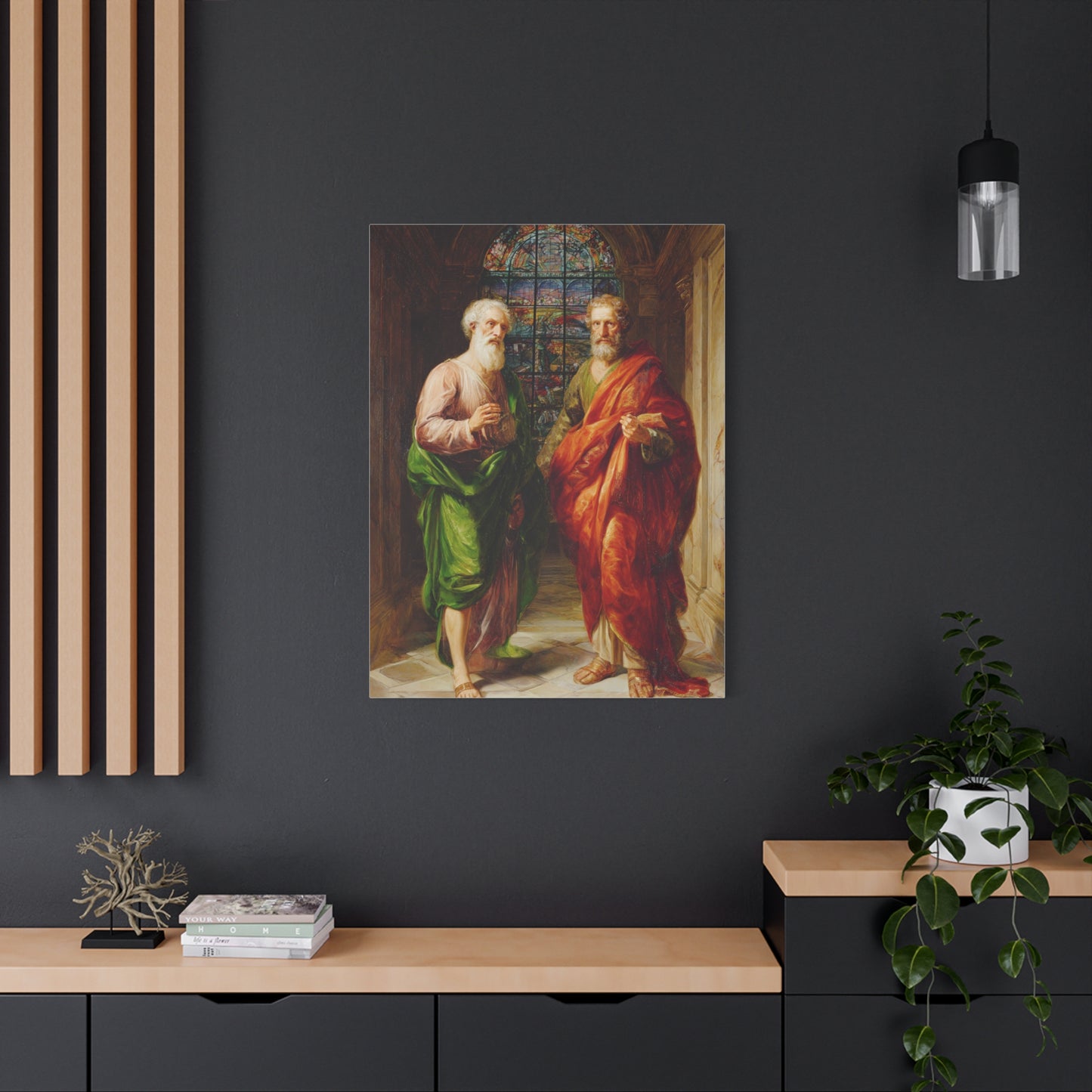 St Peter and St Paul in Cathedral Light Wall Art & Canvas Print