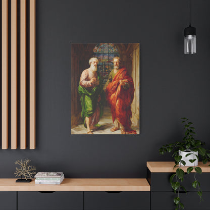 St Peter and St Paul in Cathedral Light Wall Art & Canvas Print