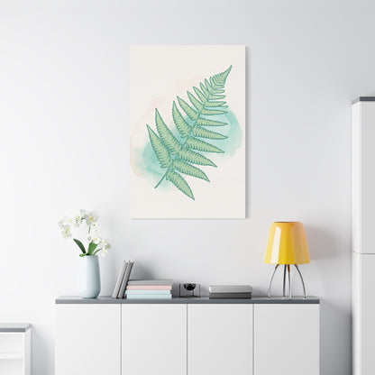 Soft Fern Botanical Study Wall Art & Canvas Prints