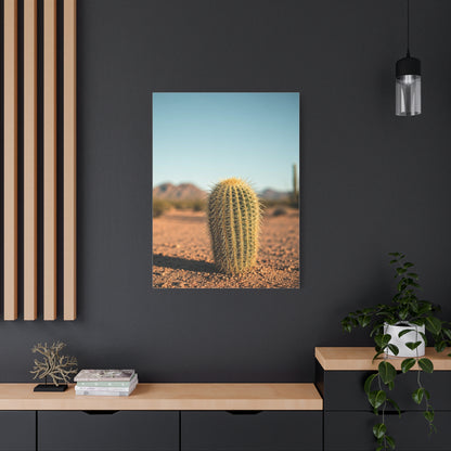 Barrel Cactus Desert Minimalism Wall Art & Canvas Prints