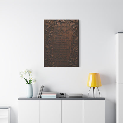 Proverbs Heirloom Wood Scripture Wall Art & Canvas Print