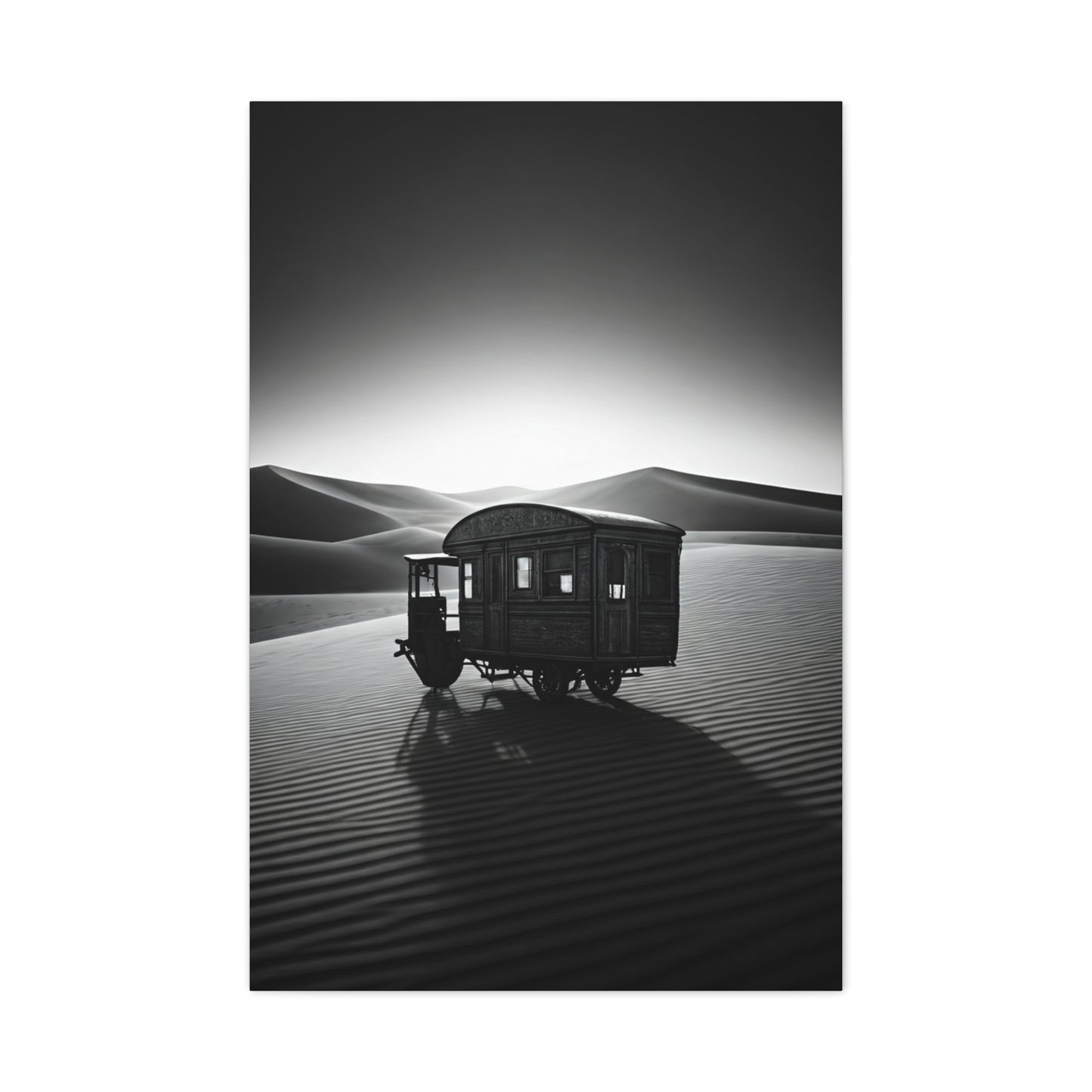 Desert Caravan in Moonlight Wall Art & Canvas Prints