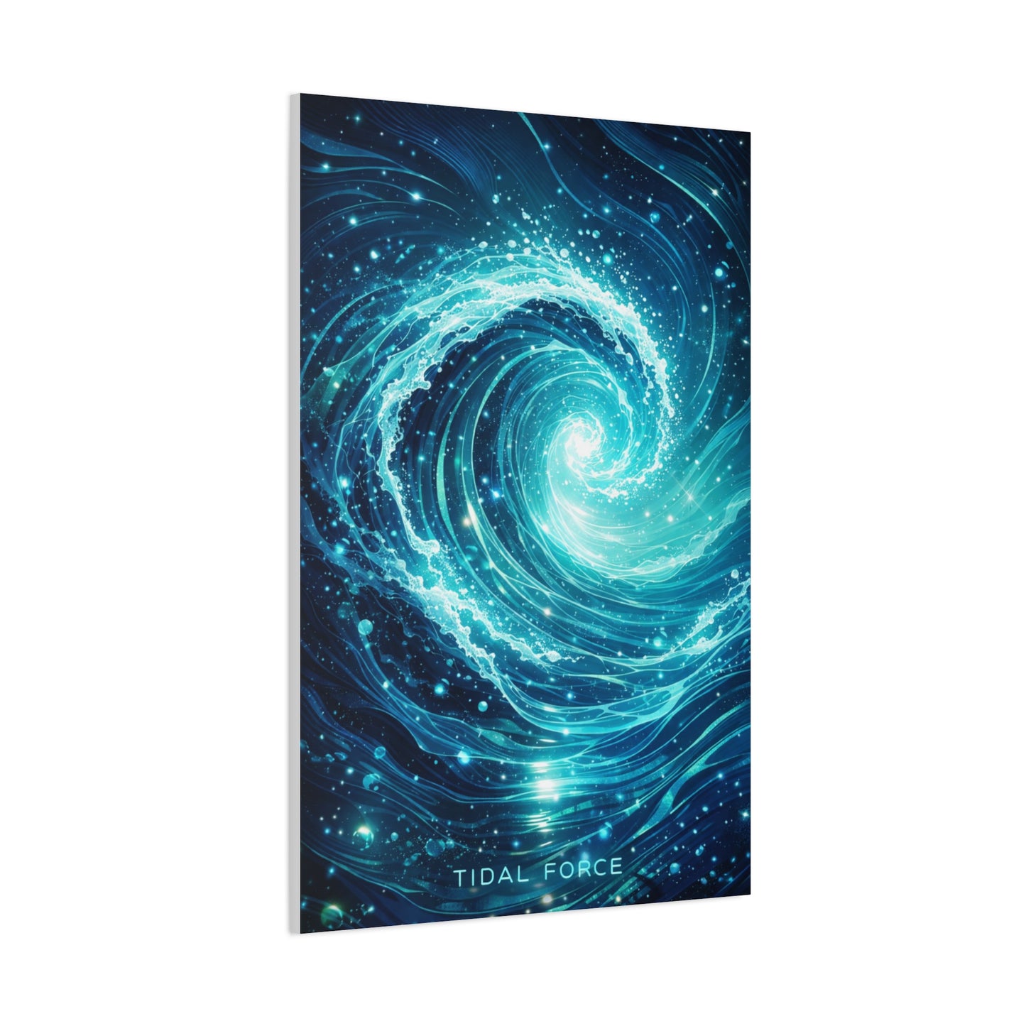 Tidal Force Abstract Ocean Wall Art & Canvas Print