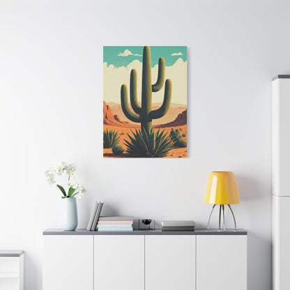 Southwest Saguaro Desert Landscape Wall Art & Canvas Prints