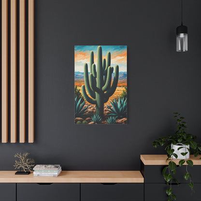 Southwestern Valley Saguaro Landscape Wall Art & Canvas Prints