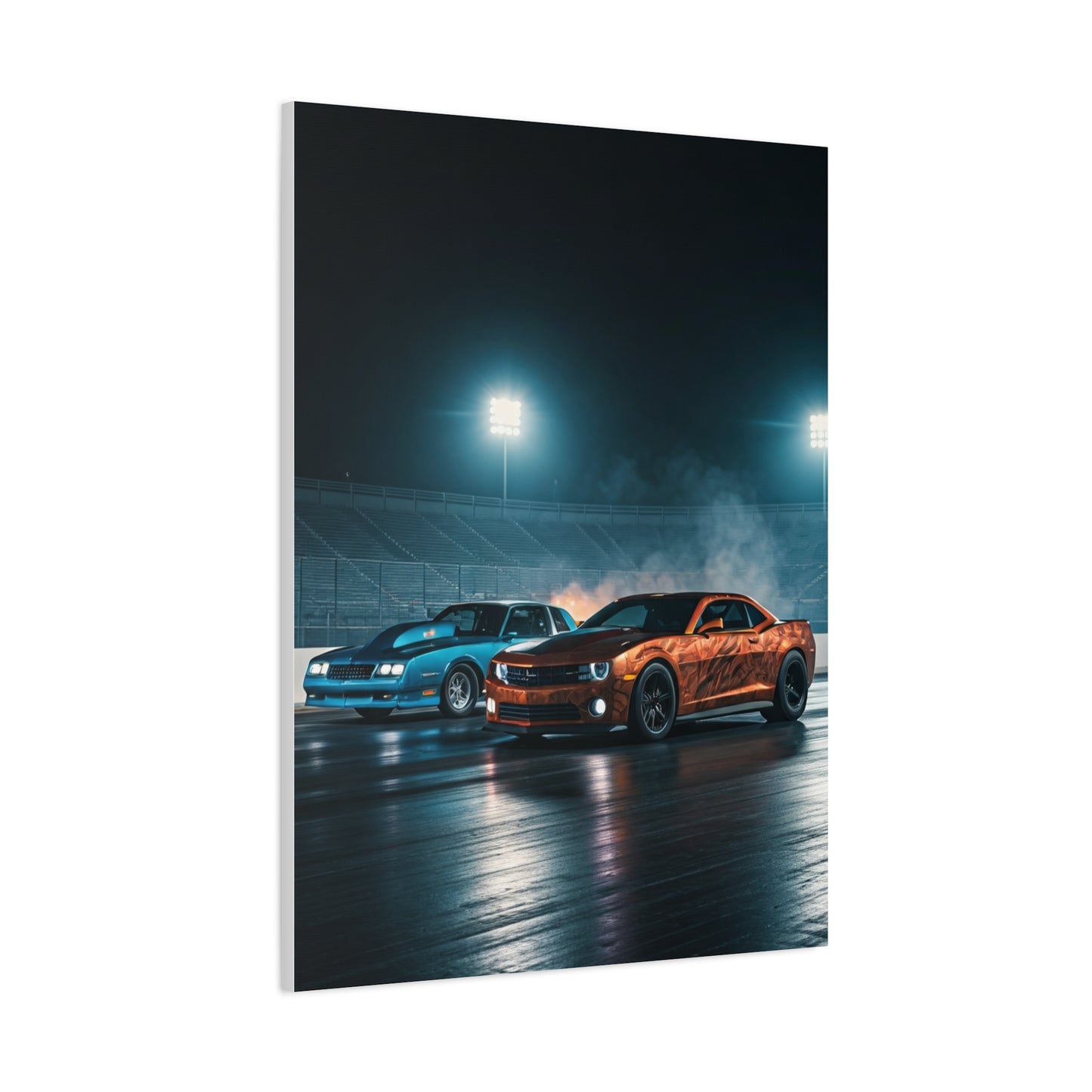 Modern Muscle vs Big Block Legend Wall Art & Canvas Prints