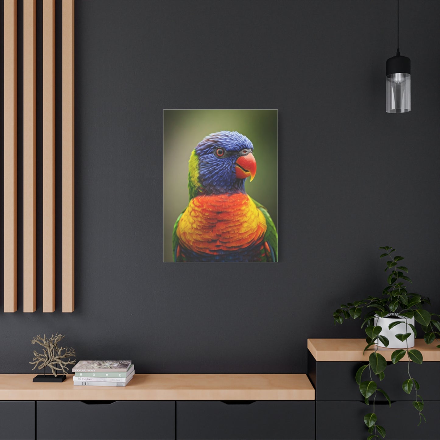 Vibrant Rainbow Lorikeet Wall Art & Canvas Prints