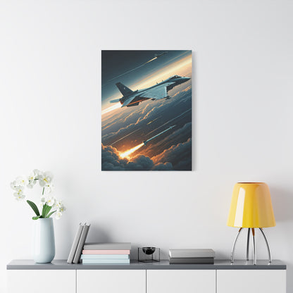 Cloudfire Jet Pursuit Wall Art & Canvas Prints