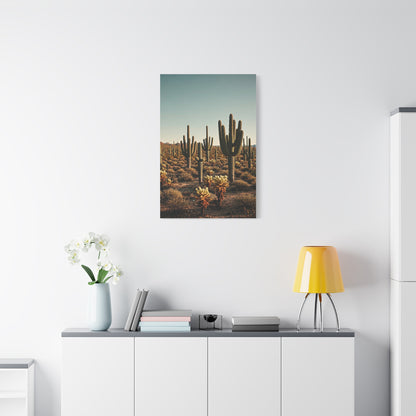 Saguaro Valley Desert Landscape Wall Art & Canvas Prints