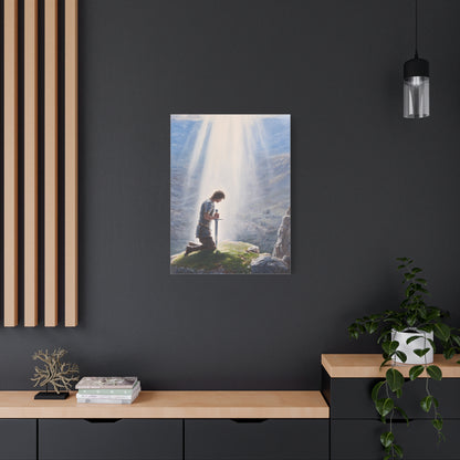 King Arthur Claiming Excalibur Sacred Destiny Wall Art & Canvas Print