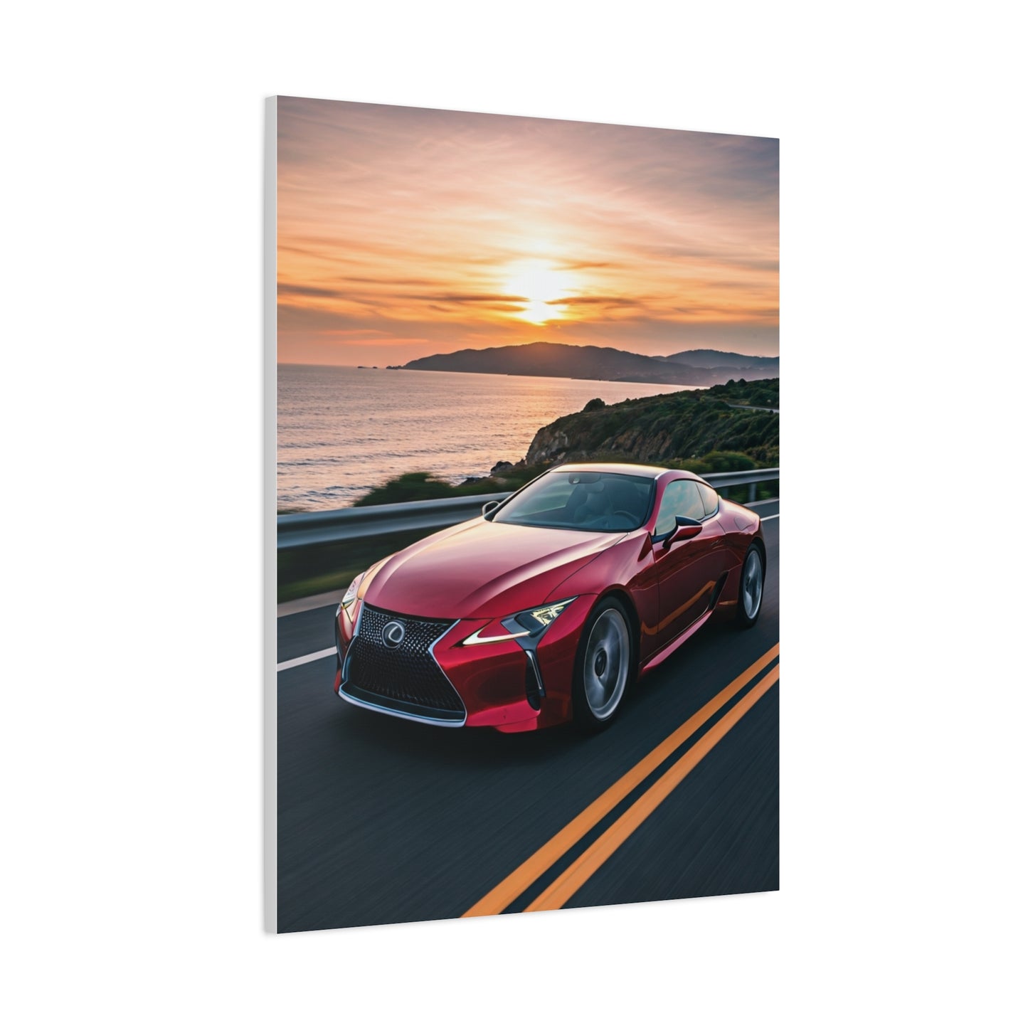 Lexus LC 500 Luxury Scenic Drive Wall Art & Canvas Prints