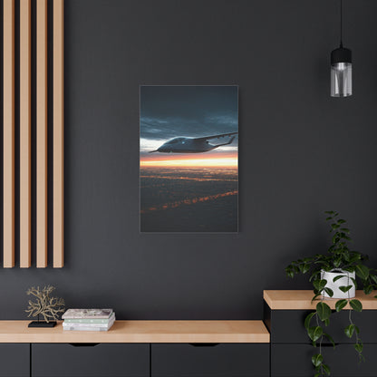 Twilight Cruiser Over Lights Wall Art & Canvas Prints