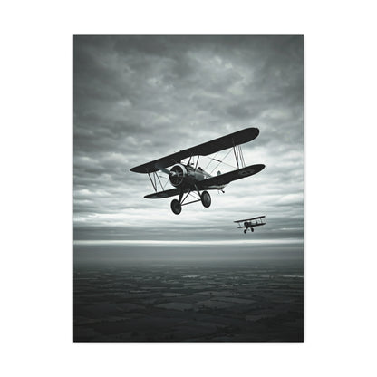 Vintage Squadron Over Open Seas Wall Art & Canvas Prints