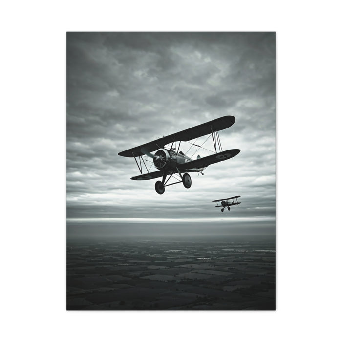 Vintage Squadron Over Open Seas Wall Art & Canvas Prints