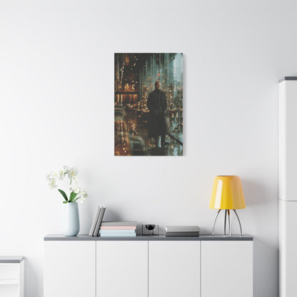 Modern Luxury Golfer Editorial Portrait Wall Art & Canvas Print
