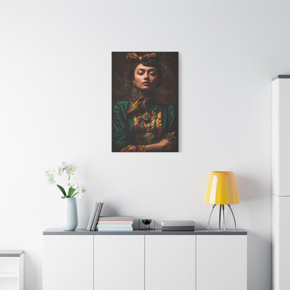 Cultural Jewel Tone Portrait Wall Art & Canvas Print