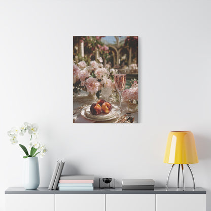 Romantic Spring Brunch Table Wall Art & Canvas Print