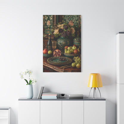 Ornamental Heritage Dining Still Life Wall Art & Canvas Print