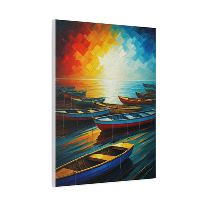 Radiant Harbor Reflections Wall Art & Canvas Print