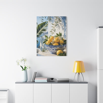 Mediterranean Citrus Still Life Tropical Wall Art & Canvas Print