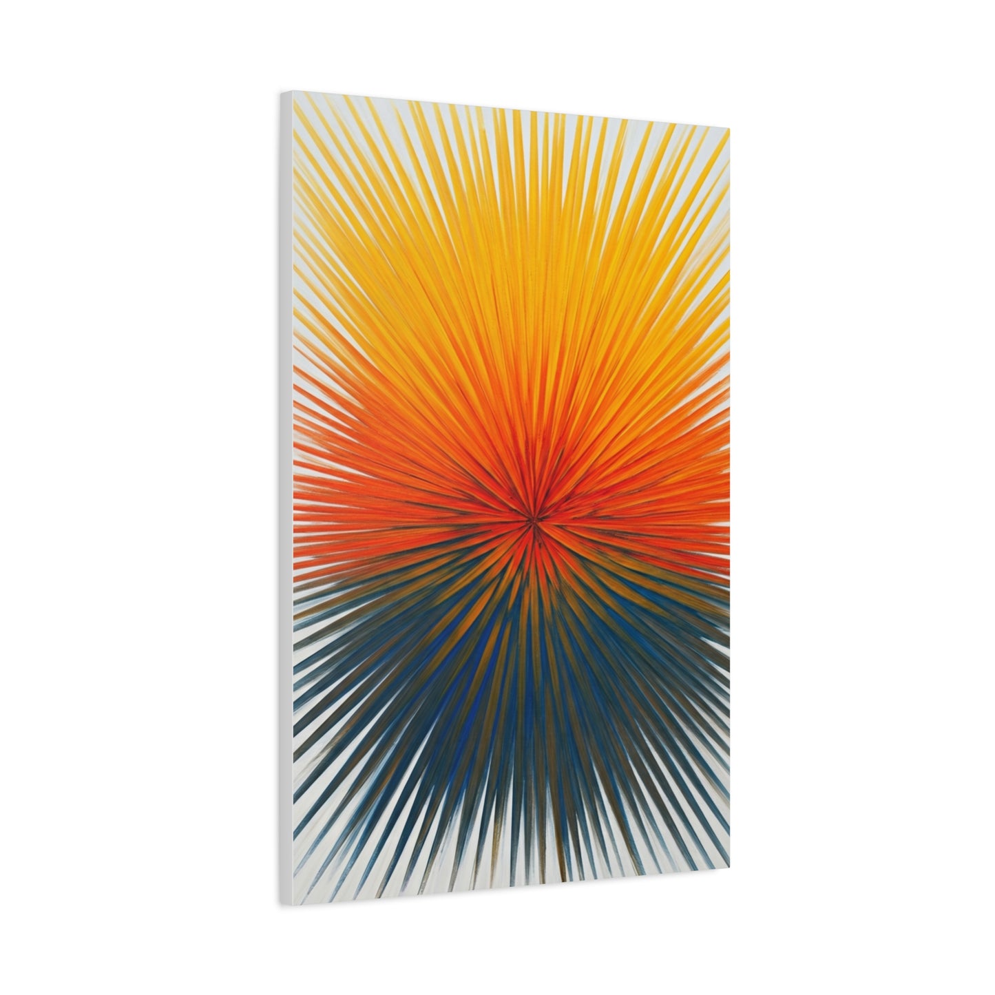Radiant Sunburst Horizon Abstract Wall Art & Canvas Prints