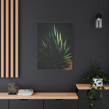 Midnight Agave Sculpture Wall Art & Canvas Prints