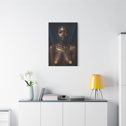 Gold Dust Portrait Study Wall Art & Canvas Print