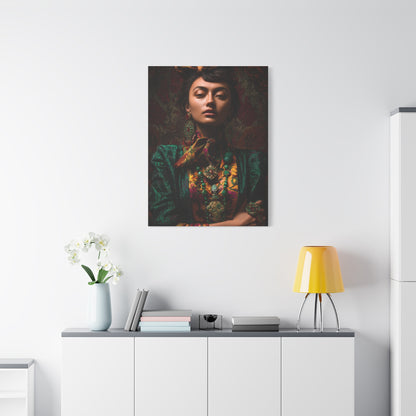 Cultural Jewel Tone Portrait Wall Art & Canvas Print