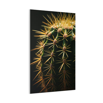 Desert Geometry Cactus Close-Up Wall Art & Canvas Prints