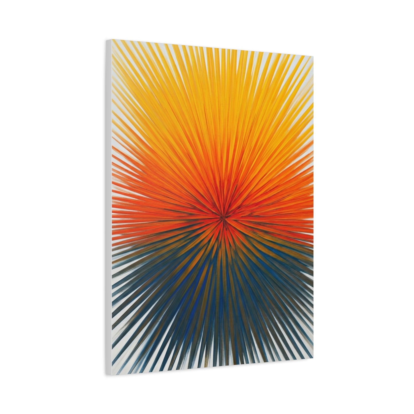 Radiant Sunburst Horizon Abstract Wall Art & Canvas Prints