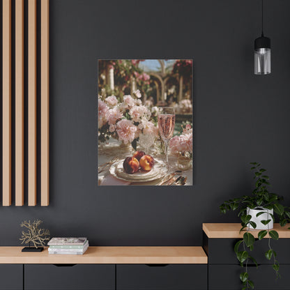 Romantic Spring Brunch Table Wall Art & Canvas Print
