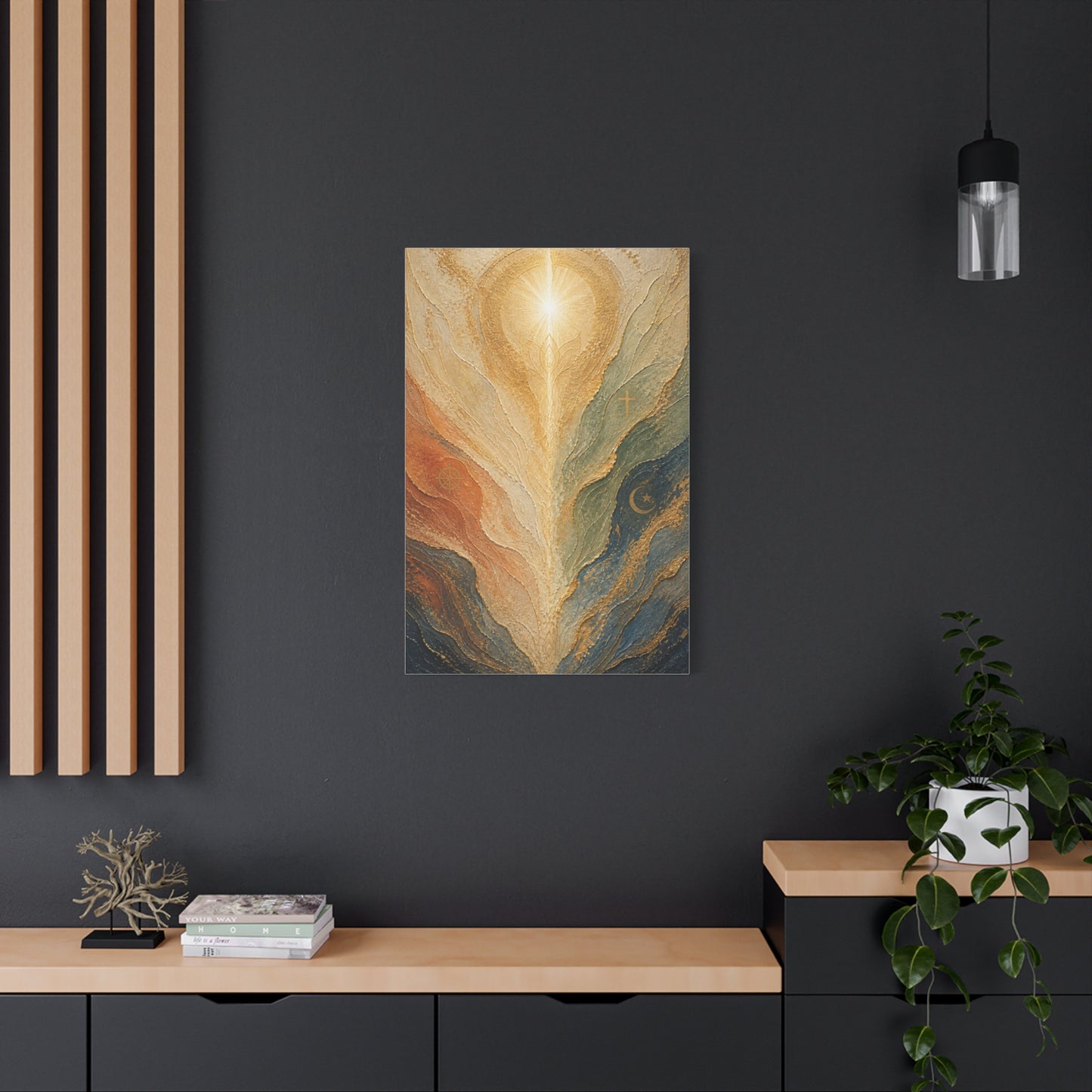 Abstract Divine Light Spiritual Wall Art & Canvas Print