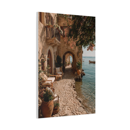 Amalfi Coastal Archway Wall Art & Canvas Print
