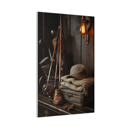 Hickory Golf Locker Room Still Life Wall Art & Canvas Print