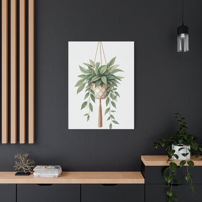 Hanging Plant Serenity Wall Art & Canvas Prints