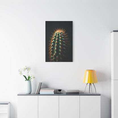 Golden Spine Barrel Cactus Close-Up Wall Art & Canvas Prints