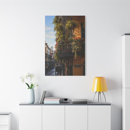 French Quarter Balcony Floral Detail Wall Art & Canvas Print