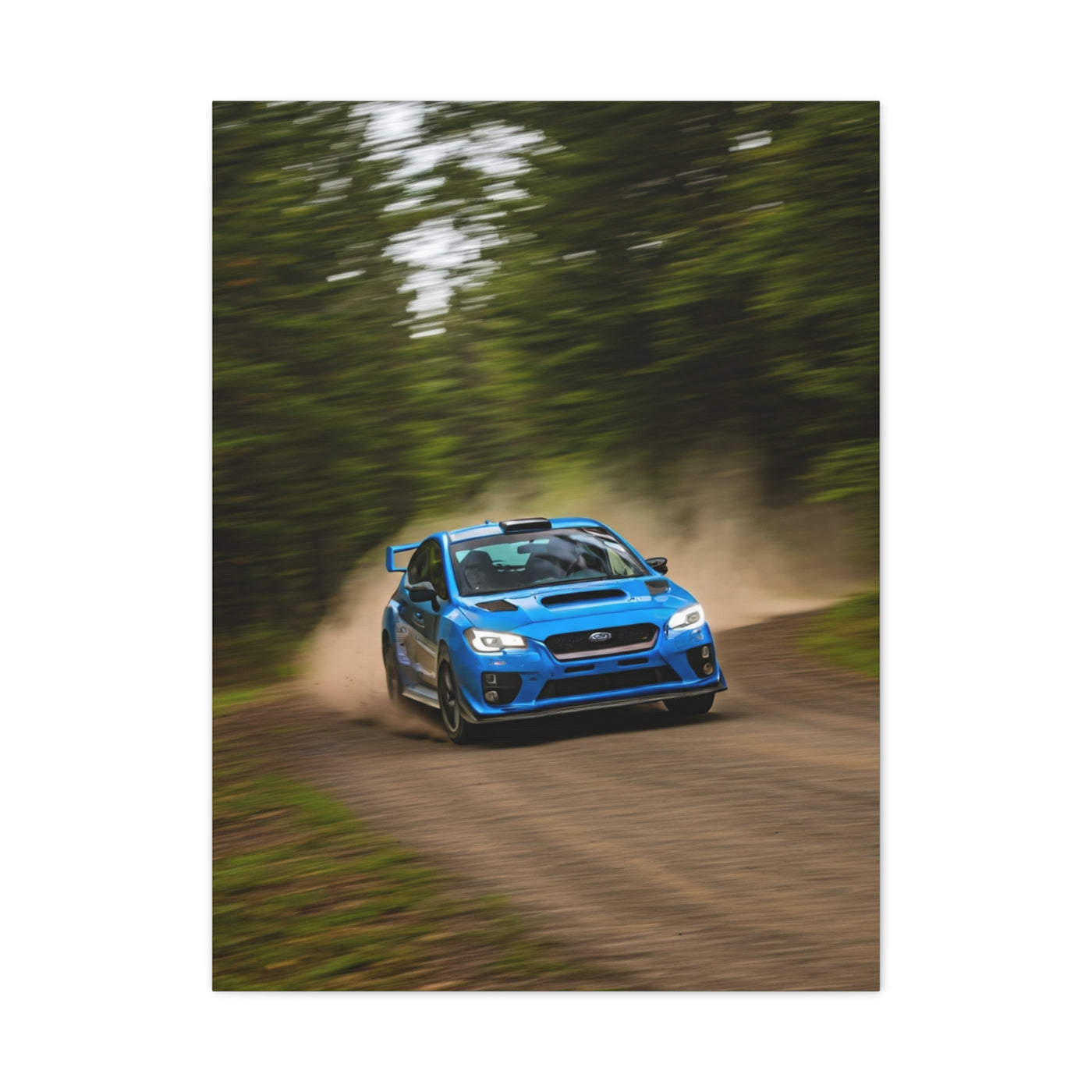 Subaru WRX STI Forest Rally Road Wall Art & Canvas Prints